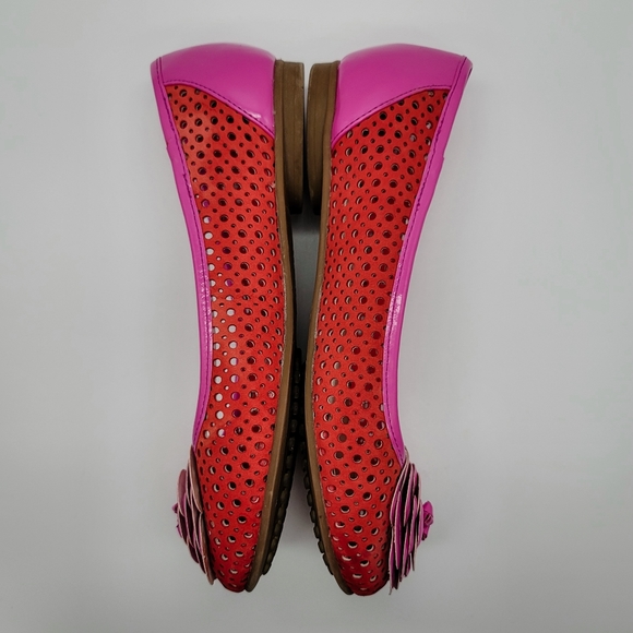 Anne Klein Floral Suede Slip-on Flex Flats - Picture 5 of 13